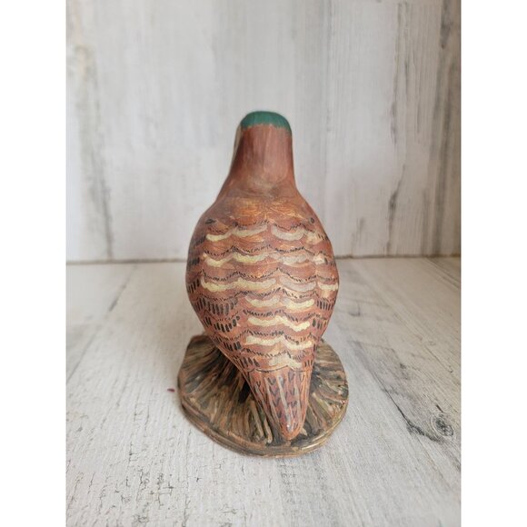 Vintage‎ quail bird pottery unique home decor animal woods heavy - Picture 4 of 9